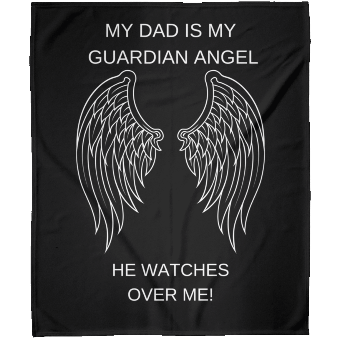 My Guardian Angel - Dad / Premium Plush Blanket